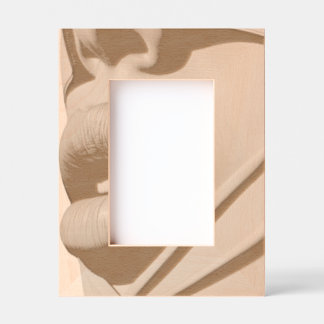 Custom 4" x 6" Portrait, FrameStyle: natural Etched Frames