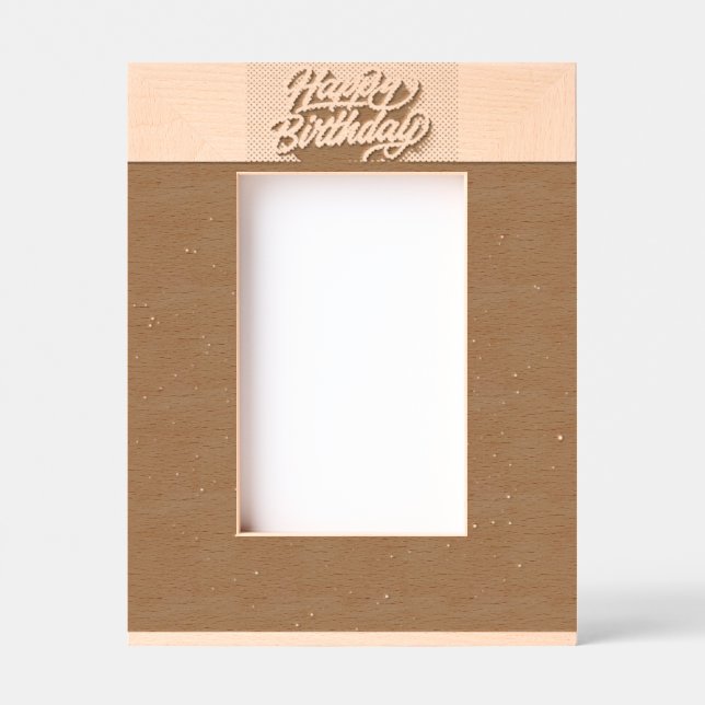 Custom 4" x 6" Portrait, FrameStyle: natural Etched Frames (Front)