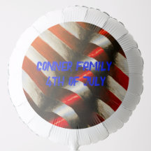 Custom 4th of July Balloon