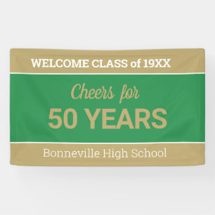 Custom 50 yr class reunion banner