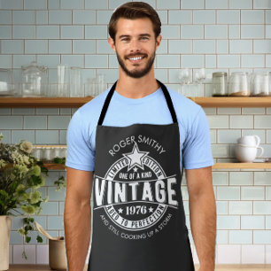 custom 50th Birthday Vintage Aged to perfection Apron