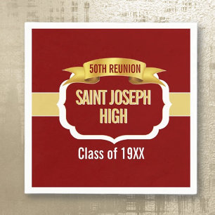 Custom 50th Class Reunion Napkin