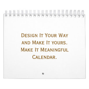 Custom 5.5" L x 7" W School Daze Calendar