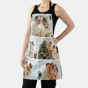 Custom 5 Photo Collage All-Over Print Apron