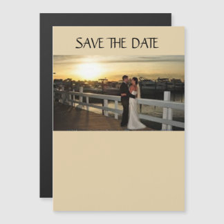 Custom 5"x7" Thin Magnetic Card SAVE THE DATE