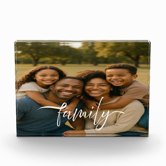 Custom 5" x 7" Acrylic Photo Block (Front)