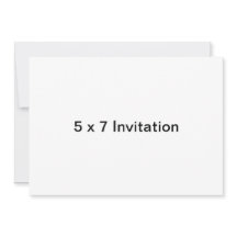 Custom 5 x 7 Invite (Horizontal)