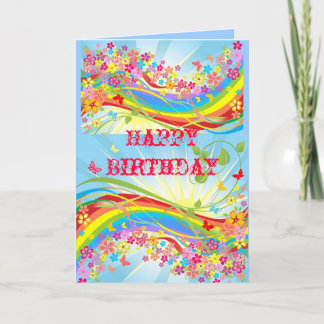 Custom 5x7 Happy Birthday Cards