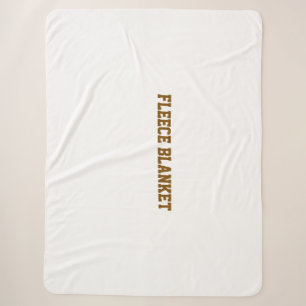 Custom 60" x 80" Large Fleece Blanket