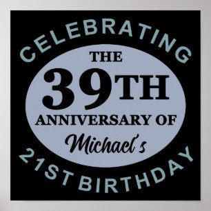 Custom 60th Birthday Humour Poster