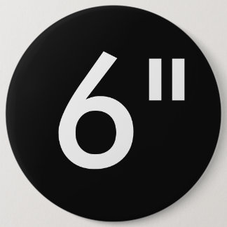 Custom 6" Inch Colossal Round Badge Blank Template