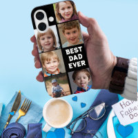 Custom 6-Photo Collage "Best Dad Ever"