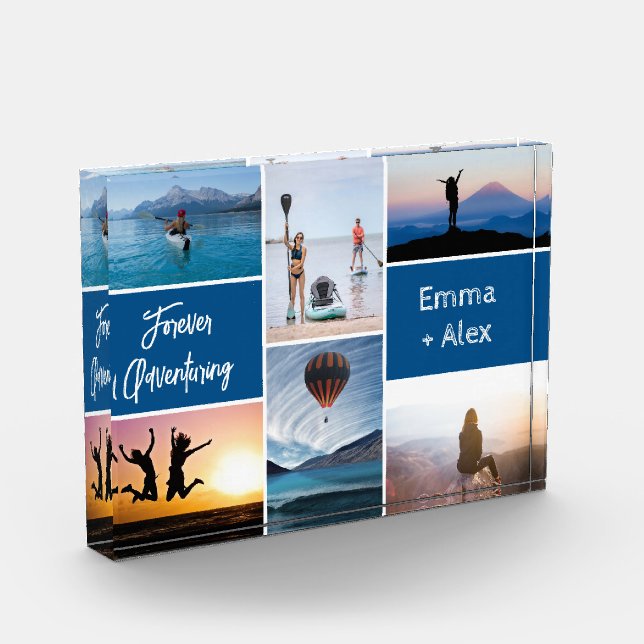 Custom 6 Photo Collage Block - Adventure & Travel  (Left)