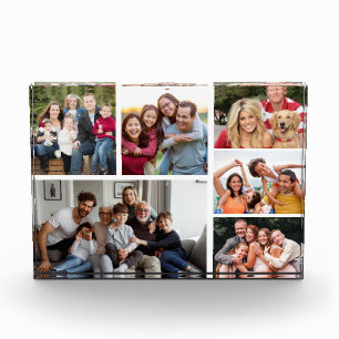 Custom 6-Photo Collage Family Photo Block
