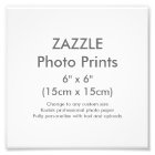 Custom 6" x 6" Square Photo Print Template