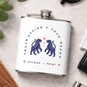 Custom 6oz Flask Your Personalised Design Upload