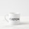 Custom 6oz White Espresso Coffee Cup