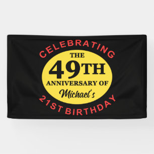 Custom 70th Birthday Humour Banner