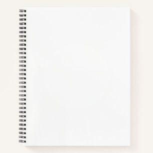 Custom 8.5" x 11" Spiral Notebook