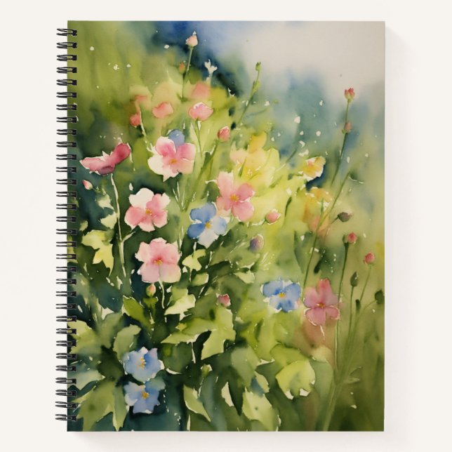 Custom 8.5" x 11" Spiral Notebook (Front)