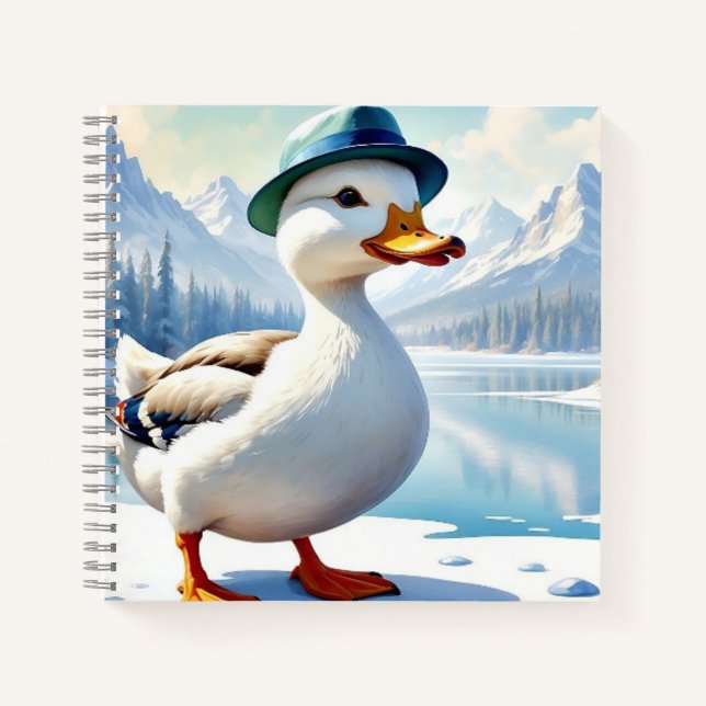 Custom 8.5" x 8.5" Spiral Notebook (Front)