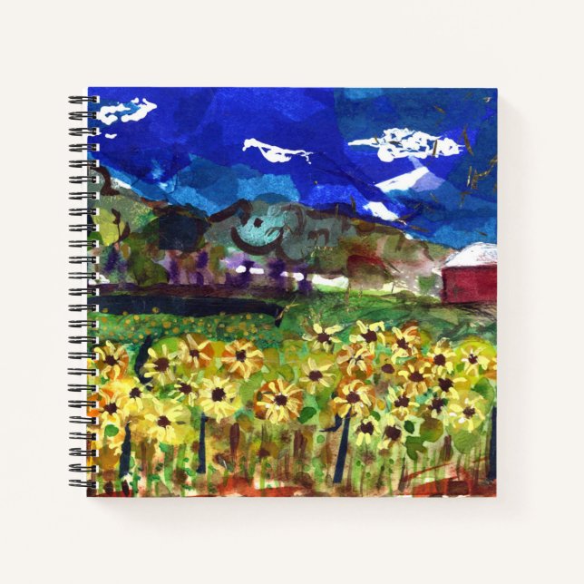 Custom 8.5" x 8.5" Spiral Notebook (Front)