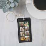 Custom 8 Photo Collage Key Ring<br><div class="desc">Create your own personalised photo collage keychain. Simply add your favourite 8 photos for a custom photo keychain.</div>