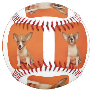 Custom 8 Photo Collage of Your Pet Dog Picture on Softball