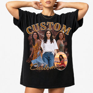 Custom 90s Bootleg Rap Photo Collage, 90s Vintage T-Shirt