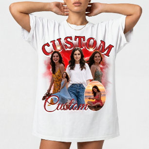 Custom 90s Bootleg Rap Photo Collage, 90s Vintage T-Shirt