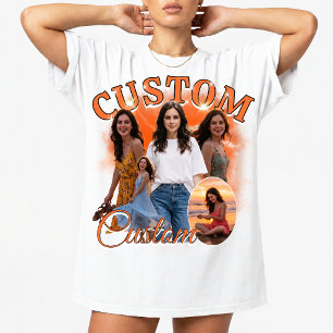 Custom 90s Bootleg Rap Photo Collage, 90s Vintage  T-Shirt