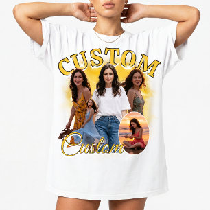 Custom 90s Bootleg Rap Photo Collage, 90s Vintage  T-Shirt