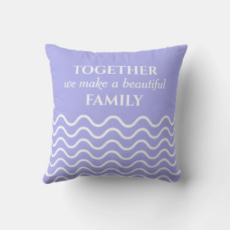 Custom 9 Photo Collage Family Quote Keepsake  Cushion