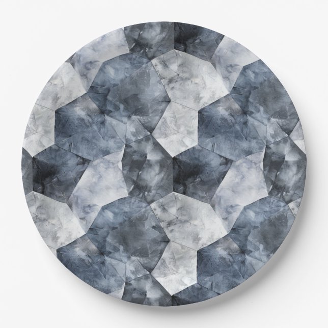 Custom 9" Round Dinner Paper Plates (Front)