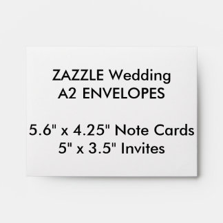 Custom A2 Envelopes 5.6" x 4.25" Note Cards