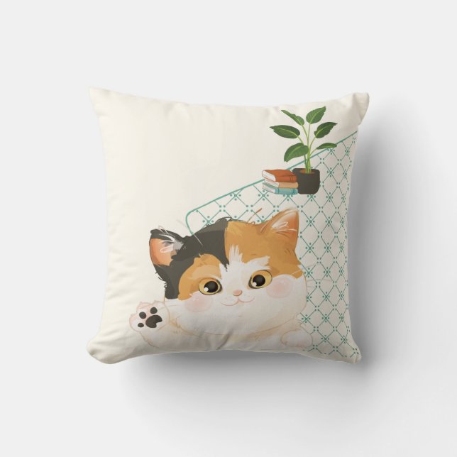 [Custom[ A Cat's Day - Hello! Cushion (Front)