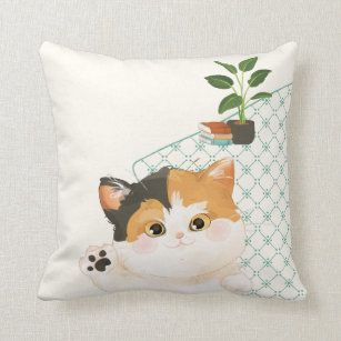 [Custom[ A Cat's Day - Hello! Cushion