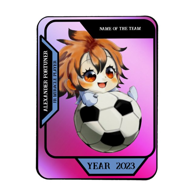 Custom a Sports Card Magnet (Vertical)