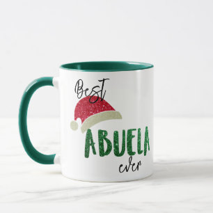 Custom Abuela Mug, Personalised Christmas Coffee Mug