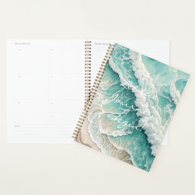 Custom Academic/Business Ocean Themed Planner (Display)