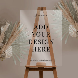 Custom Acrylic Sign Printing 18x24" Translucent