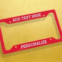Custom Add 2 Lines Text & Change Background Red