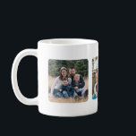 Custom Add 3 Photo Personalised Coffee Mug<br><div class="desc">Custom Add 3 Photo Personalised Customised</div>