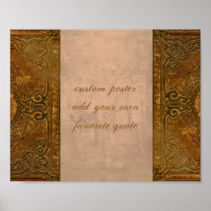 custom add a quote poster vintage style