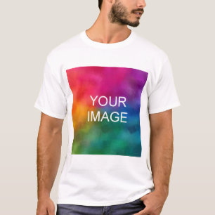 Custom Add Image Logo Personalise Template T-Shirt