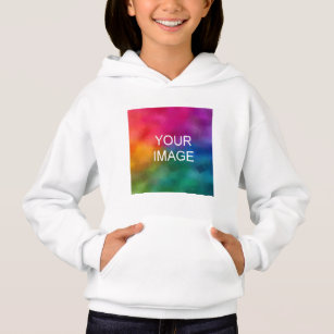 Custom Add Image White Template Girls Double Sided