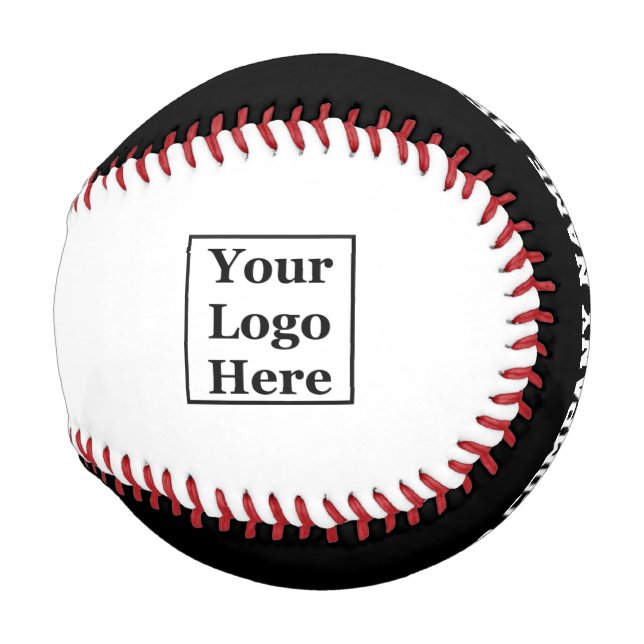 Custom Add Logo and Company Name Baseball (Front Right)