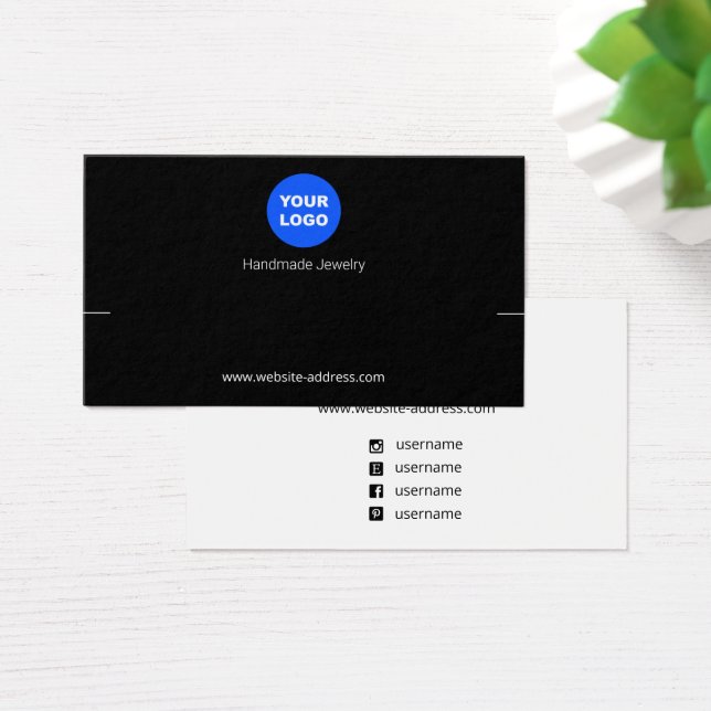  Custom Add Logo Black Bracelet Display (Desk)