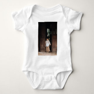 Custom, Add Photo and Text Baby Bodysuit