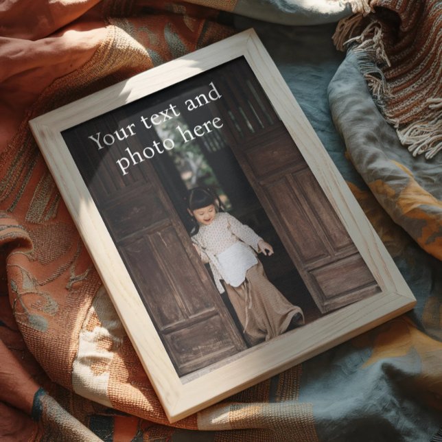 Custom, Add Photo and Text Poster (Creator Uploaded)